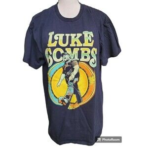 Luke Combs 2022 Band T-Shirt Size Large Country Music Stadium Tour 2 Sides